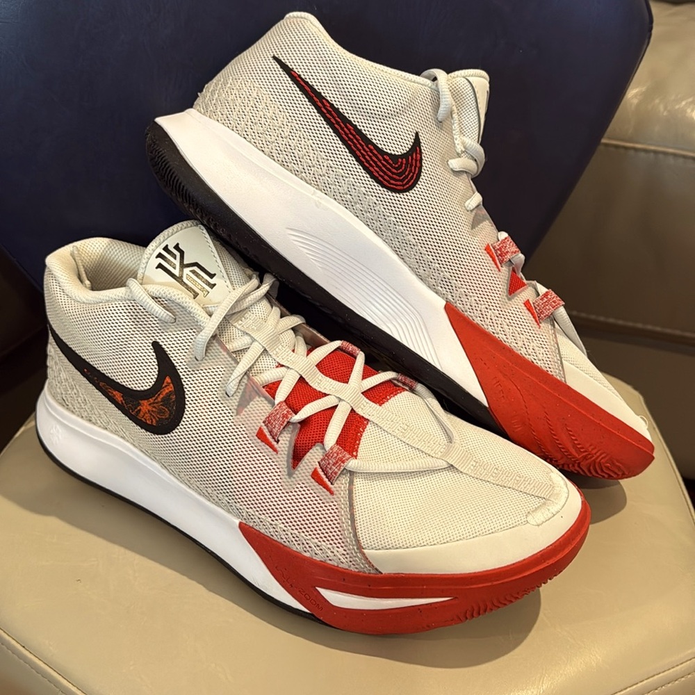 Nike Kyrie Flytrap 6 Low Basketball Shoes Gray Red DM1125-002 various sizes